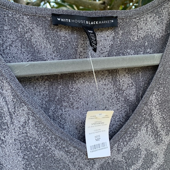 🌺 2/$40 PRICE ⬇️!! NEW!! Beautiful WHITE HOUSE BLACK MARKET Body Con DRESS !! - Picture 7 of 12